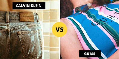 guess vs calvin klein